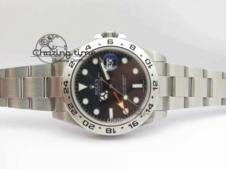 0206 Explorer II 42mm 216570 Bp-Maker Best Edition Black Dial On SS Bracelet A OnTrend 3778